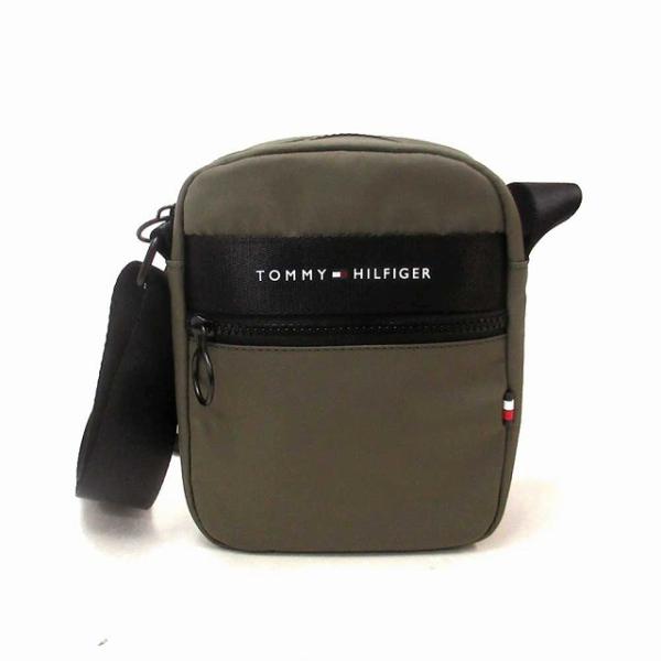 【並行輸入品】TOMMY HILFIGER トミーヒルフィガー ロゴ ミニ レポーターバッグ ショル...