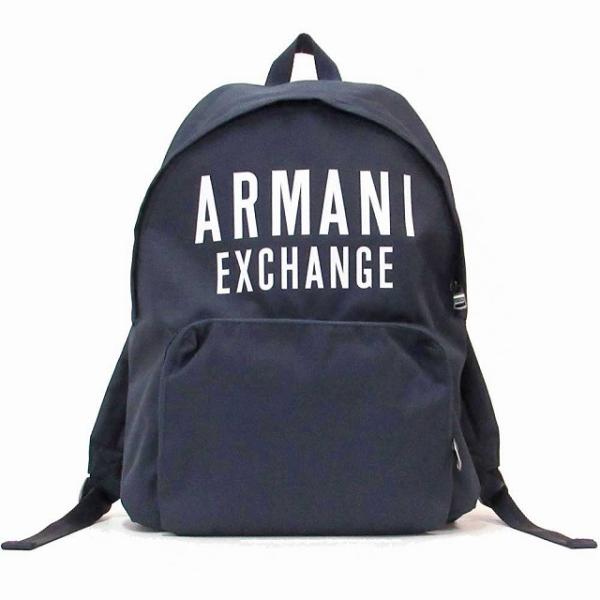 【並行輸入品】アルマーニエクスチェンジ ポリエステル リュックサック ネイビー 952199　9A1...