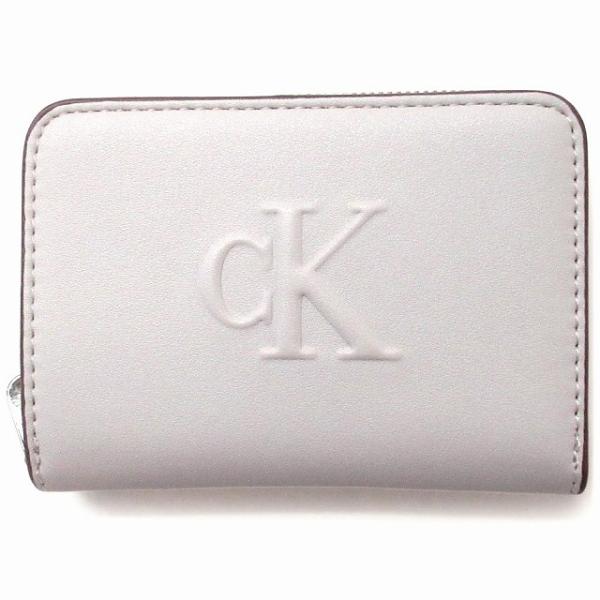 ワケアリ Calvin Klein カルバンクライン アウトレット サイフ ラウンドファスナーロゴ ...