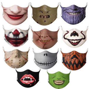 【並行輸入品】ハロウィン コスプ　マスク　おもしろホラーマスク　イベント　パーティー