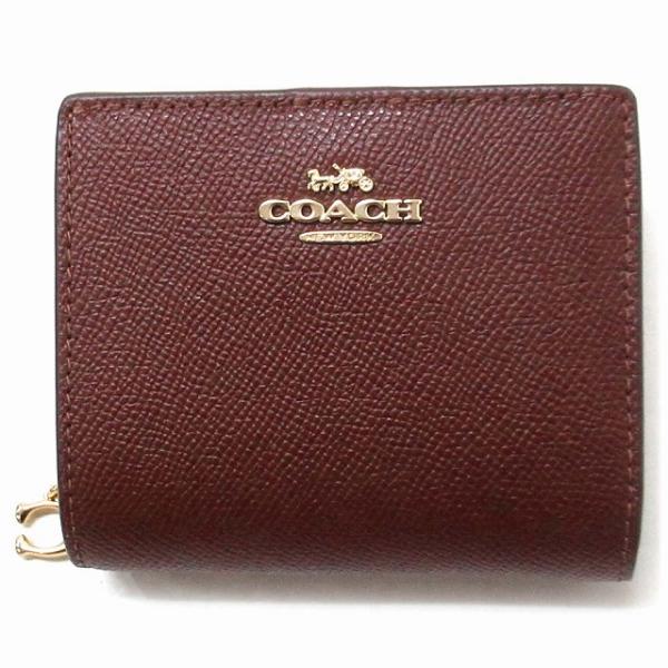 【並行輸入品】コーチ 財布 COACH アウトレット スナップ ウォレット レザー 二つ折り財布 C...