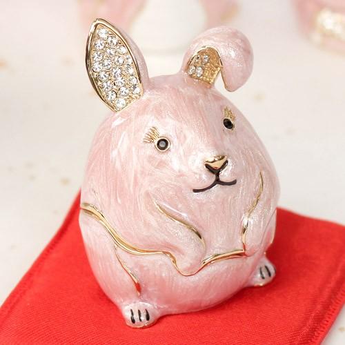 【ジュエリーボックス】【干支シリーズ】うさぎ（卯） ジュエリーボックス　EX4651