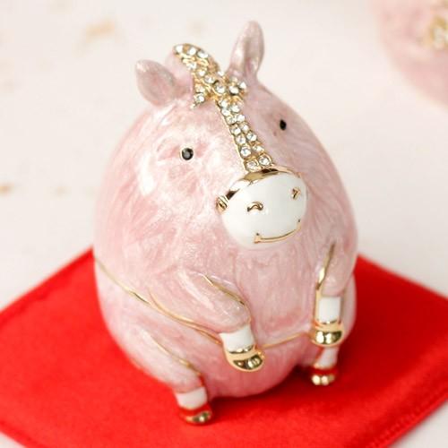 【ジュエリーボックス】【干支シリーズ】うま（午） ジュエリーボックス　EX4681