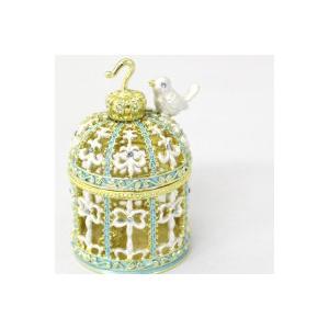 【ジュエリーボックス】 鳥 クラウンゲージ ゴールド バードゲージ EX515-2