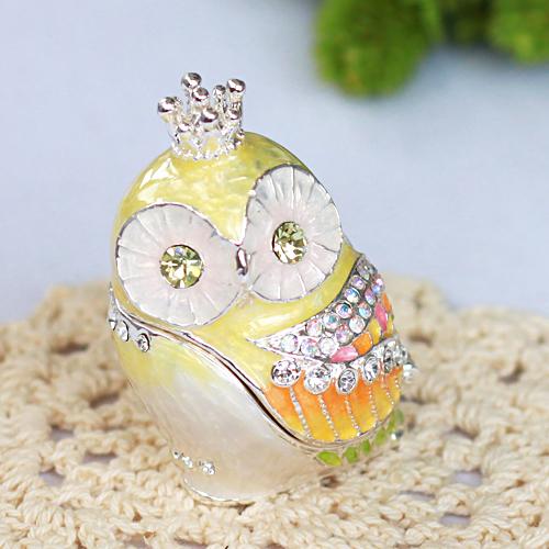 ジュエリーボックス クラウンフクロウ シトロンイエロー EX516-2  999