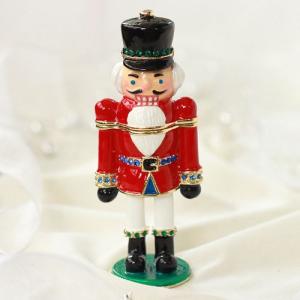 【ジュエリーボックス】クリスマスプレゼントに  くるみ割り人形のジュエリーボックス  EX5291｜selectag