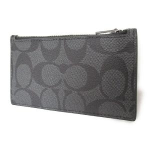 コーチ コインケース COACH アウトレット シグネチャー メンズ スリム ジップ カードケース F32256 CQBK