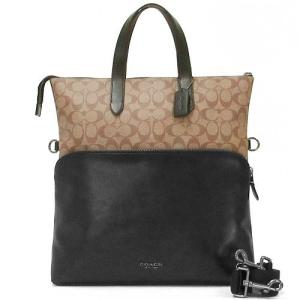 コーチ バッグ メンズ ビジネスバッグ COACH アウトレット グラハム フォルドオーバー 2way トートバッグ  F72528 QBTN2｜selectag