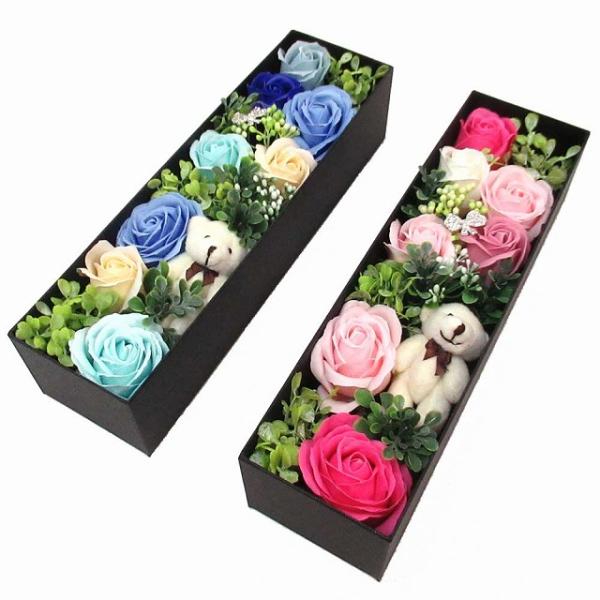 【並行輸入品】ソープフラワー ポップベアスリムボックス Mサイズ FDC3PSM