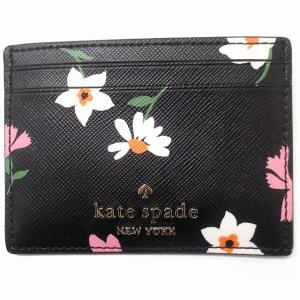 Kate spade ケイトスペード アウトレット カードケース　【マディソン】フローラル　スリム カードケース　KF481001　n240221｜selectag