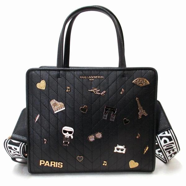 【並行輸入品】KARL LAGERFELD カールラガーフェルド バッグ ピン付き メイベル サッチ...
