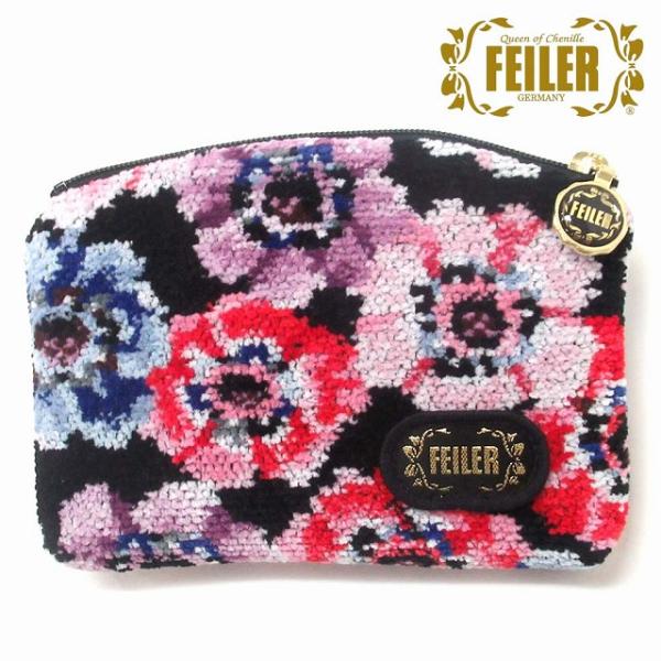 【並行輸入品】FEILER フェイラー ポーチ 小物入れ レディアネモネ LAM242017 ブラッ...