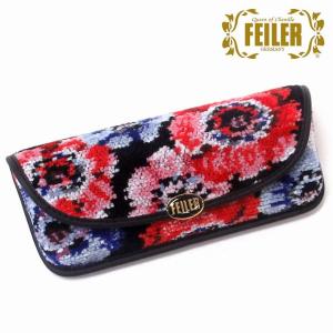feiler（フェイラー） メガネケース メロウローズ メガネ拭き付き