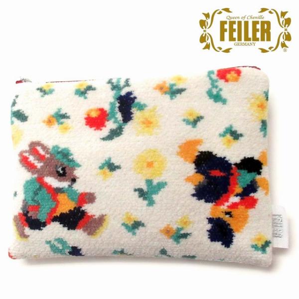 FEILER フェイラー ポーチ 小物入れ レッツプレイタグ アイボリー ベビーキッズ 限定品 LP...