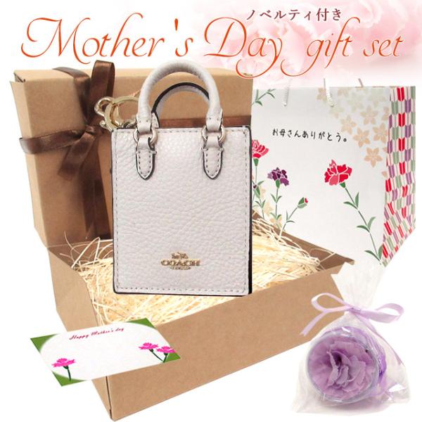 【並行輸入品】母の日 ギフトセット コーチ キーホルダー COACH アウトレット レザー ミニ ト...
