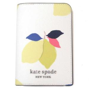 Kate spade ケイトスペード アウトレット パスポートケース レディース パスポートカバー レモン柄　 WLRU6148194｜selectag