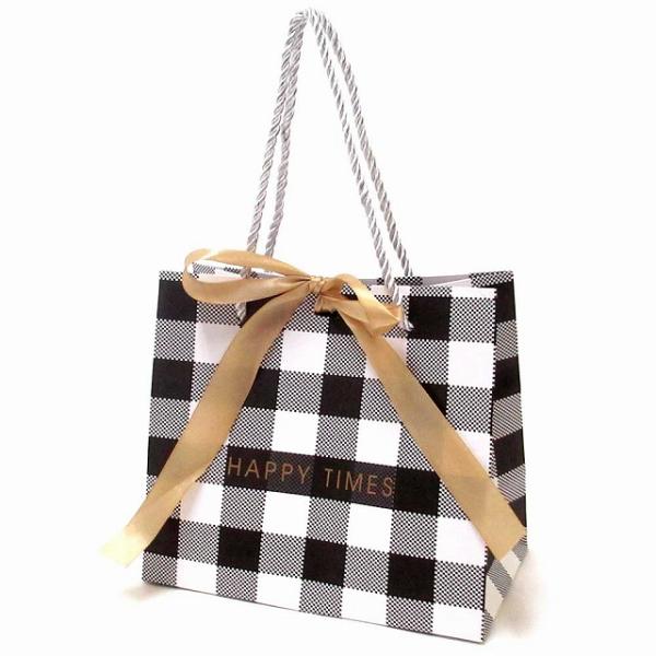 クリスマス ラッピング 袋 ギフト バッグ リボン プレゼント ショッパー ギフトバッグ 小 YYT...