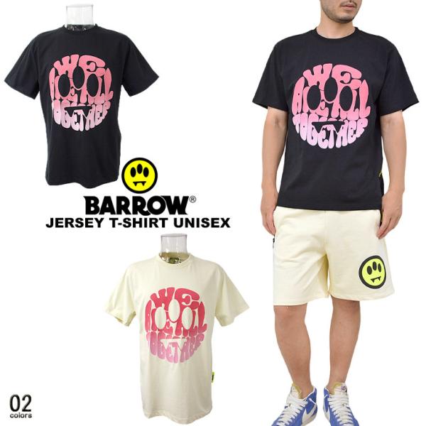 BARROW バロウ グラフィックTシャツ 「JERSEY T-SHIRT UNISEX」 半袖Tシ...