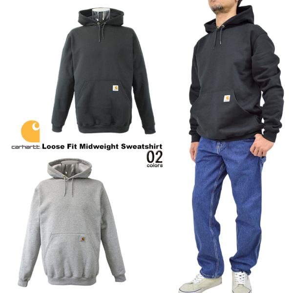 carhartt カーハート ミッドウェイトスウェットフーデッドプルオーバーパーカー 「Loose ...