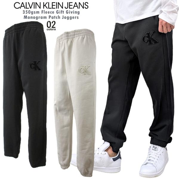 Calvin Klein Jeans カルバン・クライン・ジーンズ フリースモノグラムロゴパッチジョ...