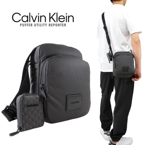 Calvin Klein カルバン・クライン レポーターショルダーバッグ 「PUFFER UTILI...