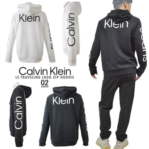 CALVIN KLEIN カルバン・クライン トラベリングロゴジップフーディ 「LS TRAVELI...
