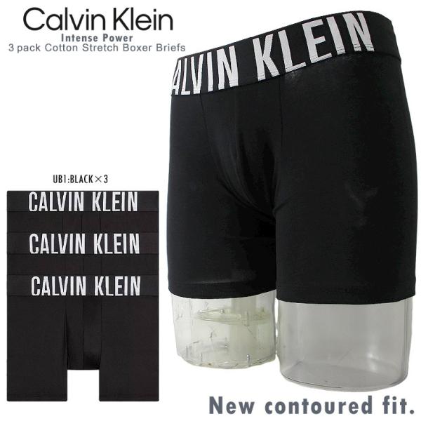 CALVIN KLEIN カルバン・クライン 3ピースコットンストレッチボクサーパンツ「3 Pack...