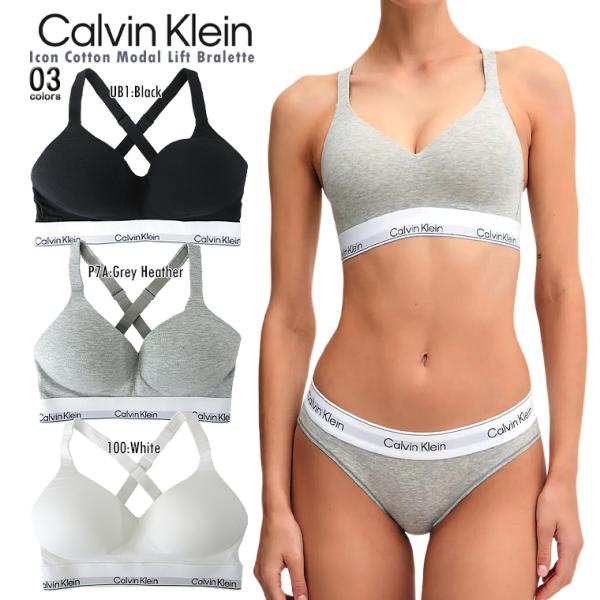 Calvin Klein カルバン・クライン アイコンコットンリフトブラレット 「Icon Cott...