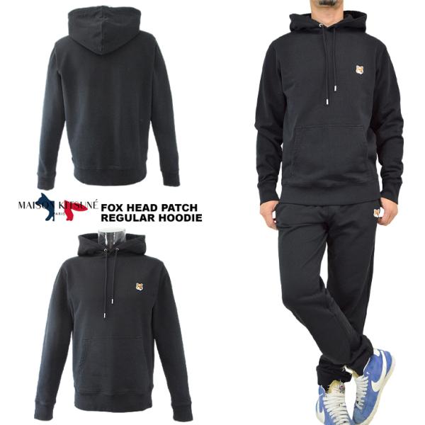 MAISON KITSUNE メゾン・キツネ フォックスヘッドパッチレギュラーフーディ 「FOX H...