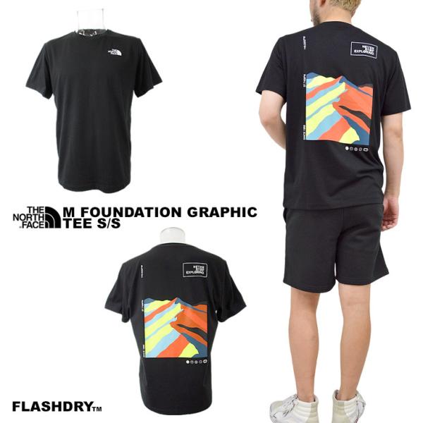 THE NORTH FACE ノースフェイス ファンデーショングラフィックショートスリーブTシャツ ...