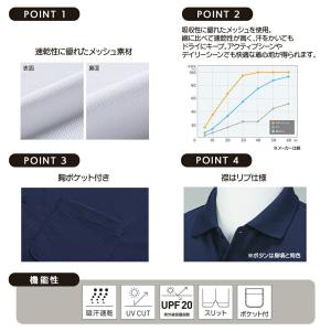 ポロシャツ 長袖 メンズ レディース 大きいサ...の詳細画像1