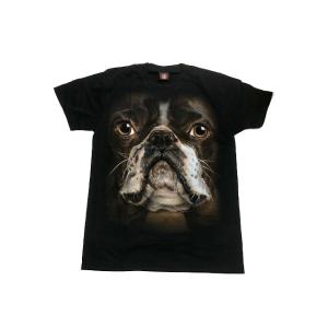 Tシャツ ユニセックス メンズ レディース 半袖 犬柄 ボストンテリア フレンチブルドッグ