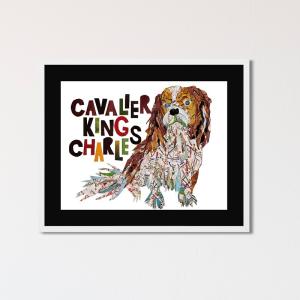ウーギー・ブーギー　アートプリント 全世界95枚限定 COA付き アート A4 切り絵 貼り絵 ピンキーパイロット チワワ アート