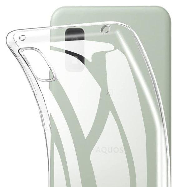 AQUOS wish SHG06 ソフトケース クリアケース スマートフォン 保護 SHARP ケー...