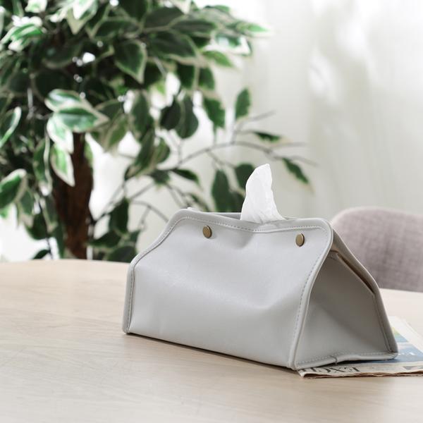 ティッシュケース PU レザー調 ティッシュボックス おしゃれ 北欧 ふた付き ティッシュ ティッシ...