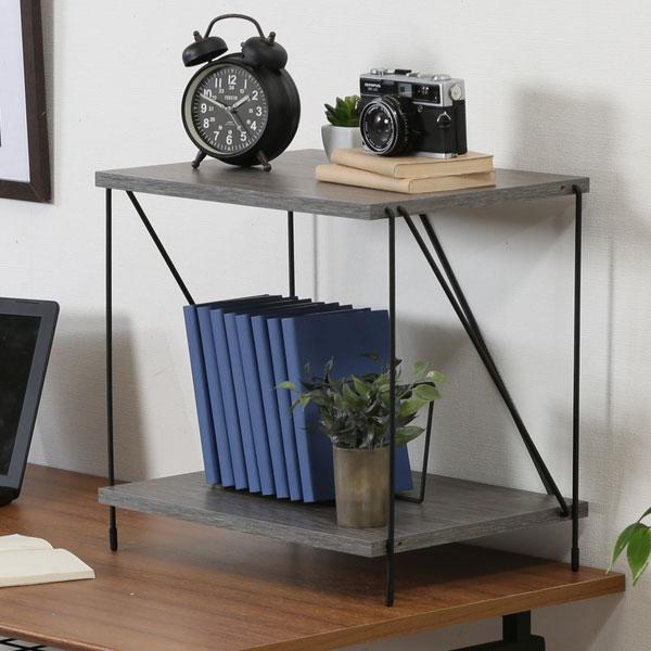 棚 ラック 2段 北欧 ディスプレイ 40幅 収納ラック 収納棚 おしゃれ オープンラック  ワイヤ...