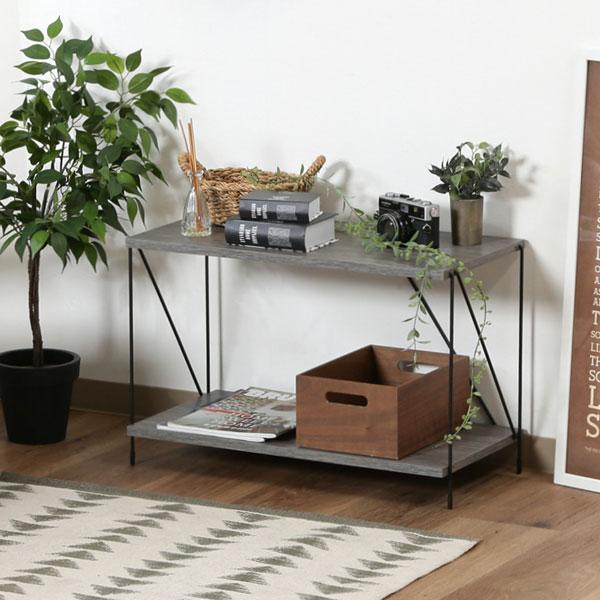 棚 ラック 2段 北欧 ディスプレイ 40幅 収納ラック 収納棚 おしゃれ オープンラック  ワイヤ...