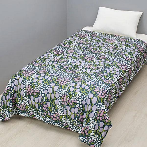 西川 キルトケット フィンレイソン Finlayson 花 フラワーパターン シングル シングルサイ...