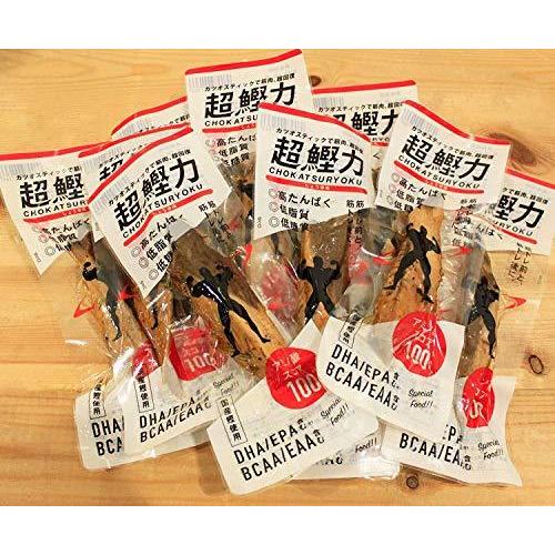 超鰹力 ちょうかつおりょく しょうゆ味 高たんぱく 低脂質 低糖質カツオスティック 10個セット