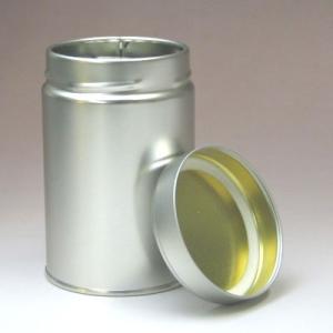 スクリュー缶 Bタイプ（直径6.8cm×高さ10.2cm） シルバー｜selectea-y
