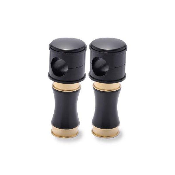 ROOK RISER 4" BLACK x BRASS