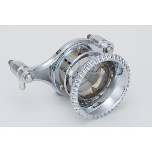 ミルウォーキーエイト用【SCMオリジナル】デュアルスロート ベロシティスタックキット クローム