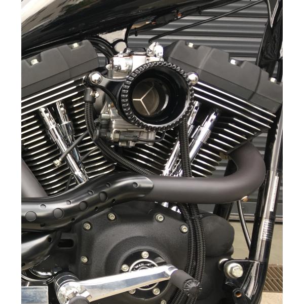 【SCMオリジナル】ブリーザーホースキット　ブラックホース デュアルスロート ベロシティスタック用