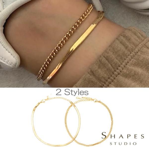 SHAPES STUDIO（シェイプス スタジオ）アンクレット Chain Anklet