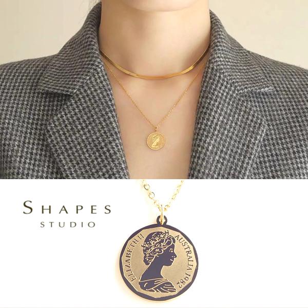SHAPES STUDIO（シェイプス スタジオ）コインネックレス Coin Necklace