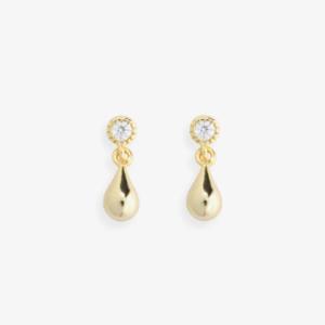 SHASHI（シャシ）ピアス Top Drop Stud Earring Gold