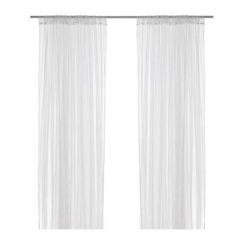 IKEA イケア LILL リル レースカーテン 1組280x250 cm ホワイト 701.719...