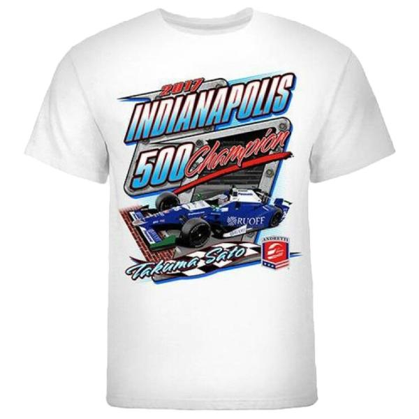 インディ500 佐藤琢磨 Tシャツ 2017 優勝記念 INDY500【OCSL】