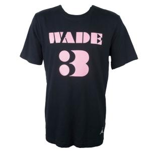 ジョーダン/JORDAN ドウェイン・ウェイド Tシャツ ドライフィット WADE 3 Black/Pink【OCSL】｜selection-basketball