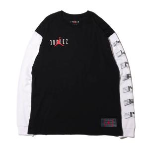 ジョーダン Tシャツ 長袖 JORDAN Tシャツ ブラック ホワイト 黒 白 Jordan Retro 11 Legacy L/S T-Shirt【OCSL】｜selection-basketball